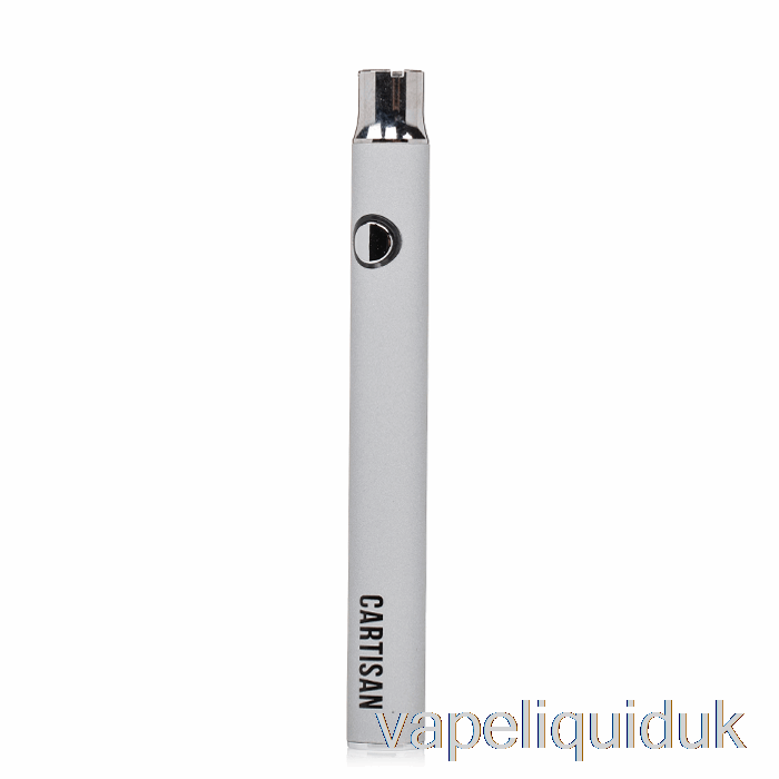 Cartisan Button VV 400 510 Battery Silver Vape Liquid